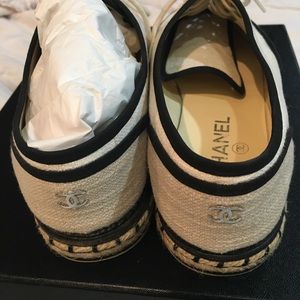 Authentic Chanel lace up shoes!!
